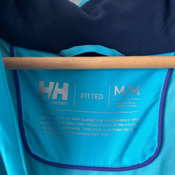 Helly Hansen Professional Floria Insulated Ski Snow Jacket Coat Blue Size Medium - Picture 13 of 15